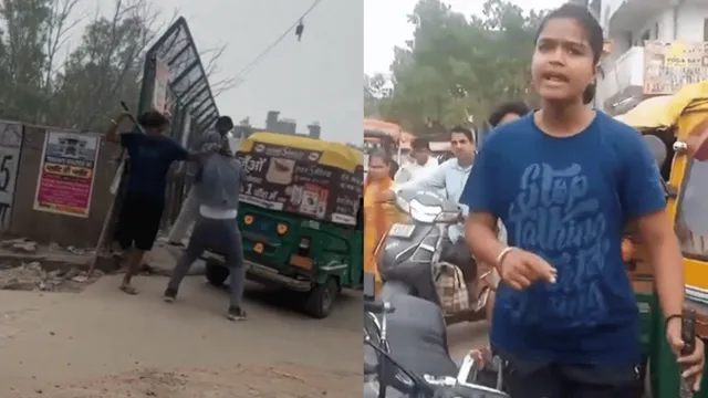 biker-girl-beats-auto-driver-with-hockey-stick-for-not-moving-forward-viral-video-of-bleeding-victim-sparks-outrage